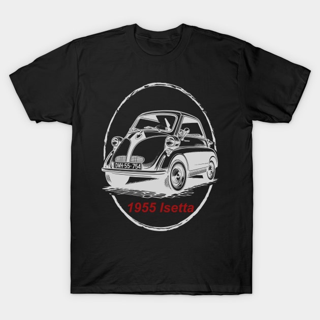 1955 Isetta T-Shirt by SquareFritz